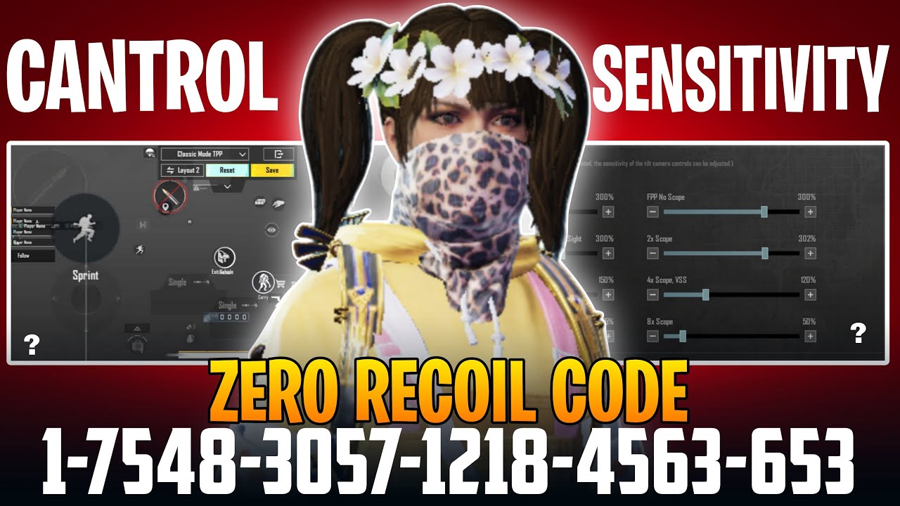 🥵BGMI BEST 🔥 SENSITIVITY SETTINGS |BGMI SENSITIVITY CODE TODAY😱| BGMI ZERO RECOIL SENSITIVITY CODE🥵