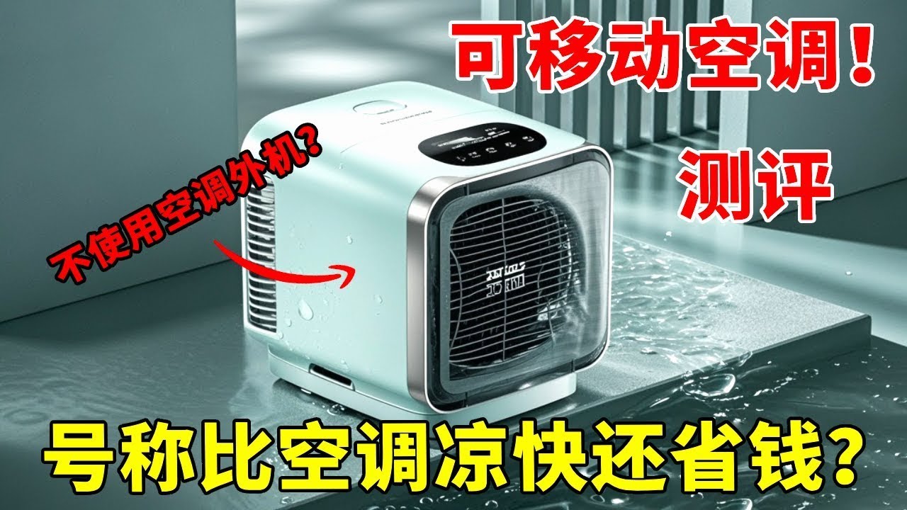 别再交智商税！900 元带压缩机的移动空调，比传统空调凉快吗？【开箱组长】