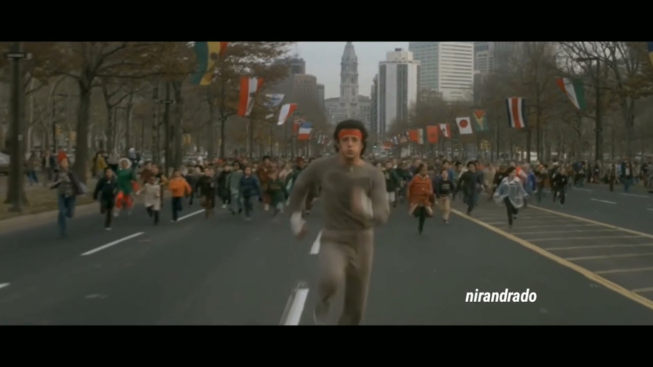 Rocky's run meme