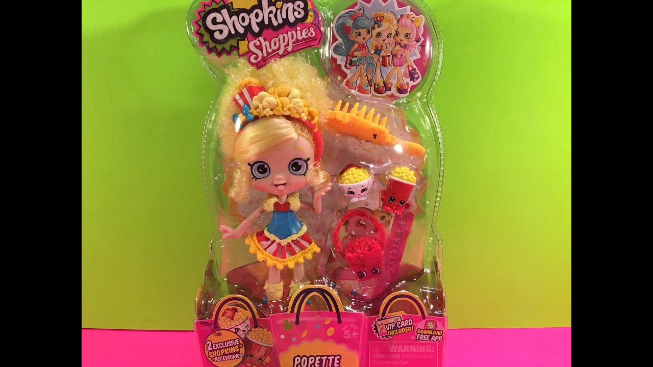 Unboxing & Unwrapping Shopkins Shoppies Popette