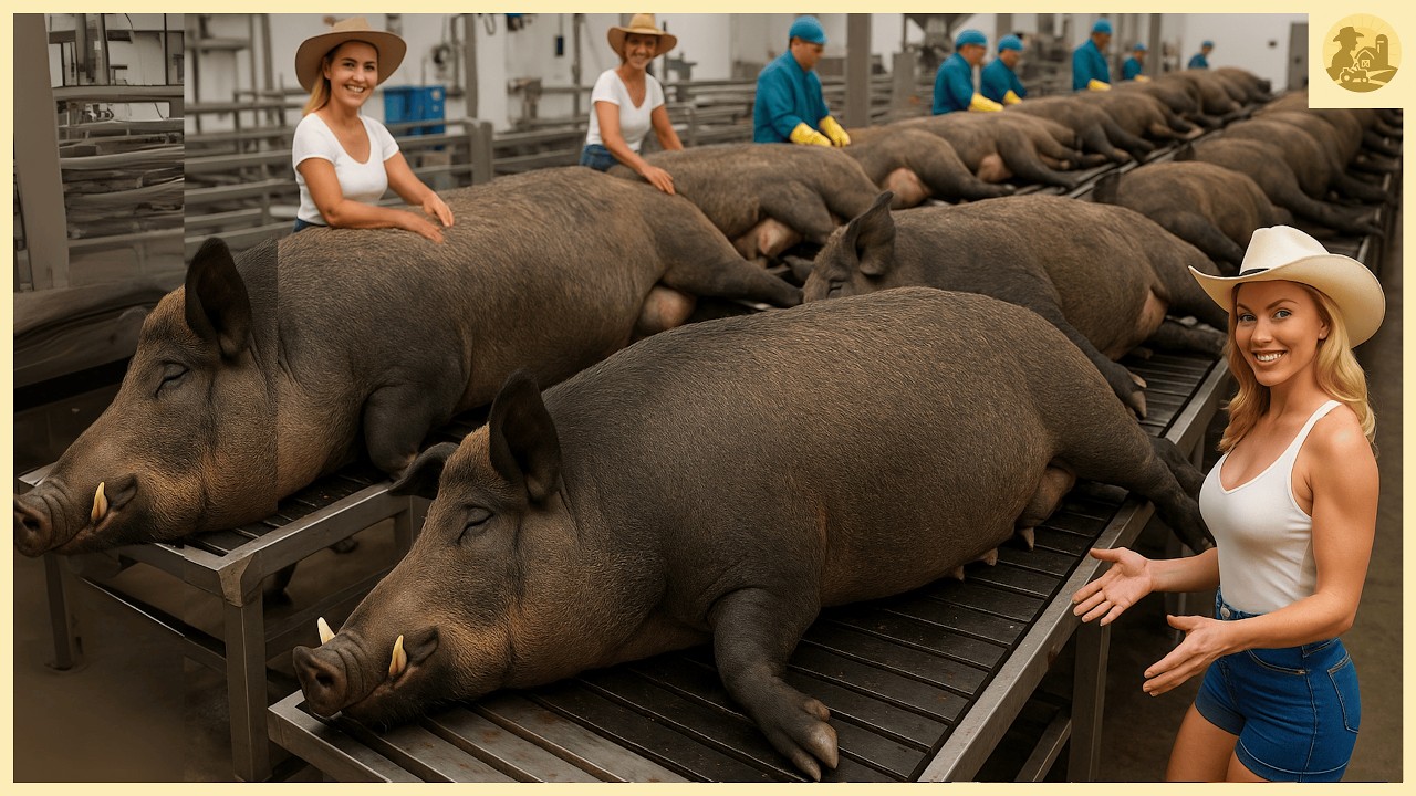 How Millions of Ib&eacute;rico Pigs are raised and processed &ndash; Jam&oacute;n Ib&eacute;rico is made Luxury Meat Farming