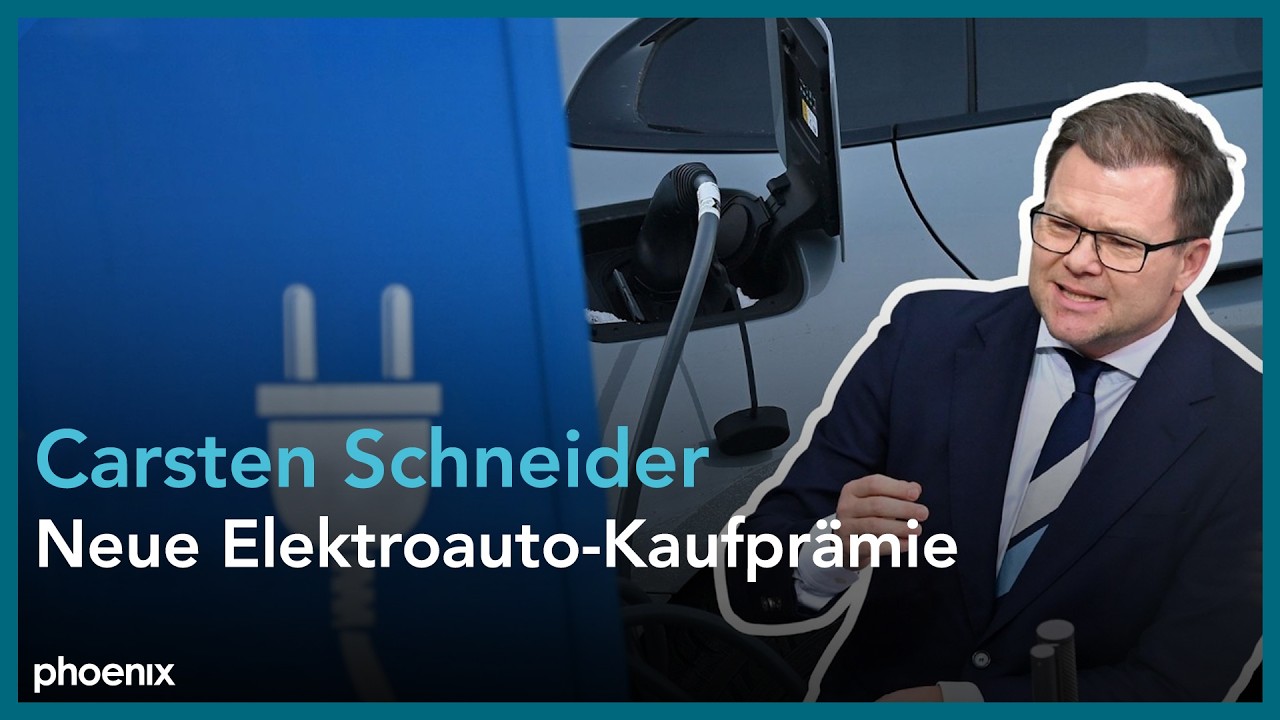 Neue Elektroauto-Kaufprämie: Bundesumweltminister Carsten Schneider stellt Details vor | 19.01.2026