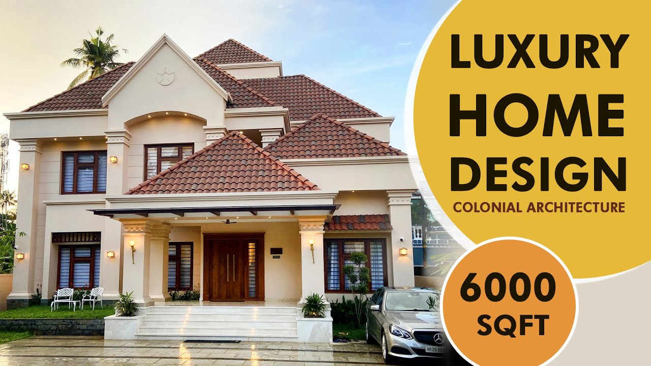 Luxury 4BHK Colonial Home Tour | 6000 Sq. Ft. Kerala Grandeur#home #video
