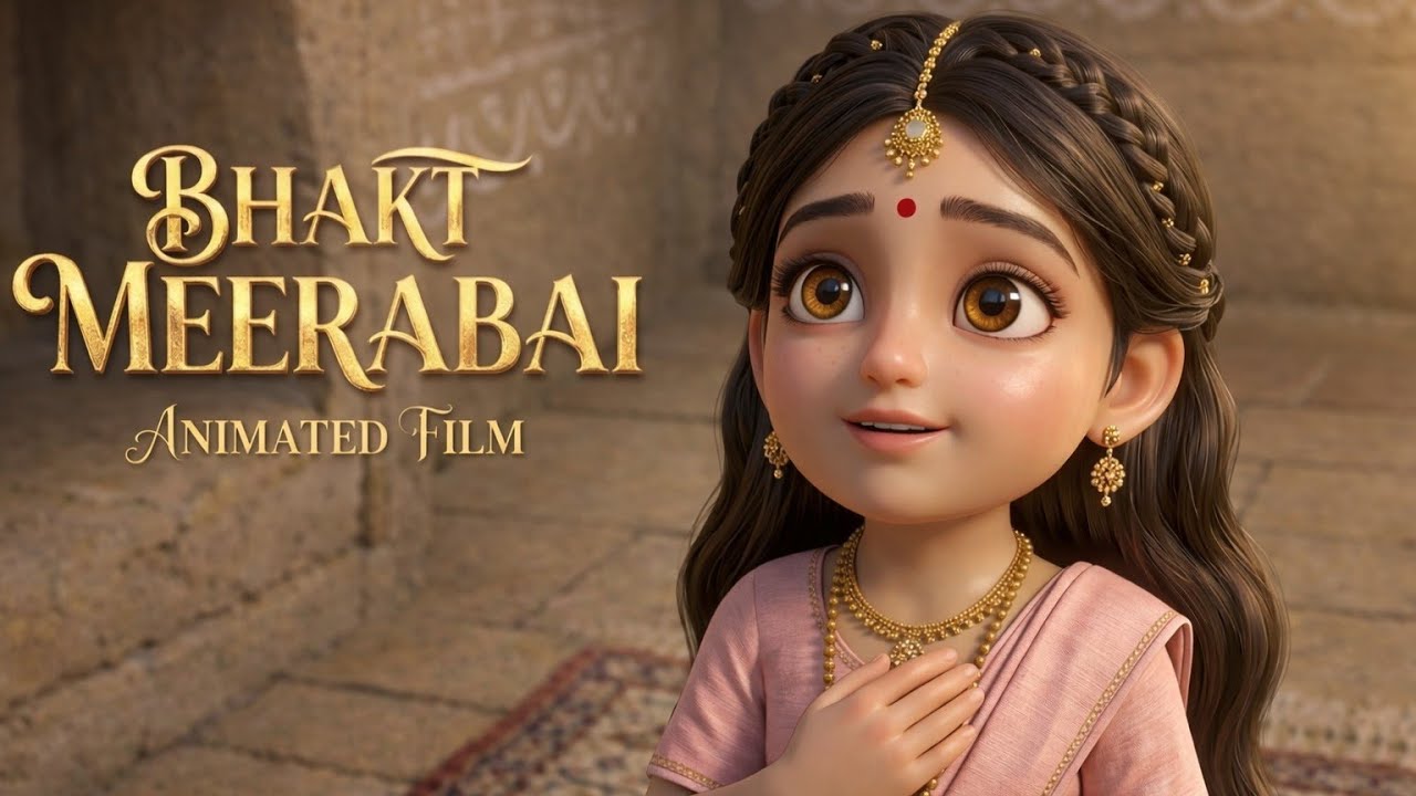 मीराबाई जी की अमर भक्ति | divine child | Mirabai Animated Film | AI Animated Film | Bhakti animation