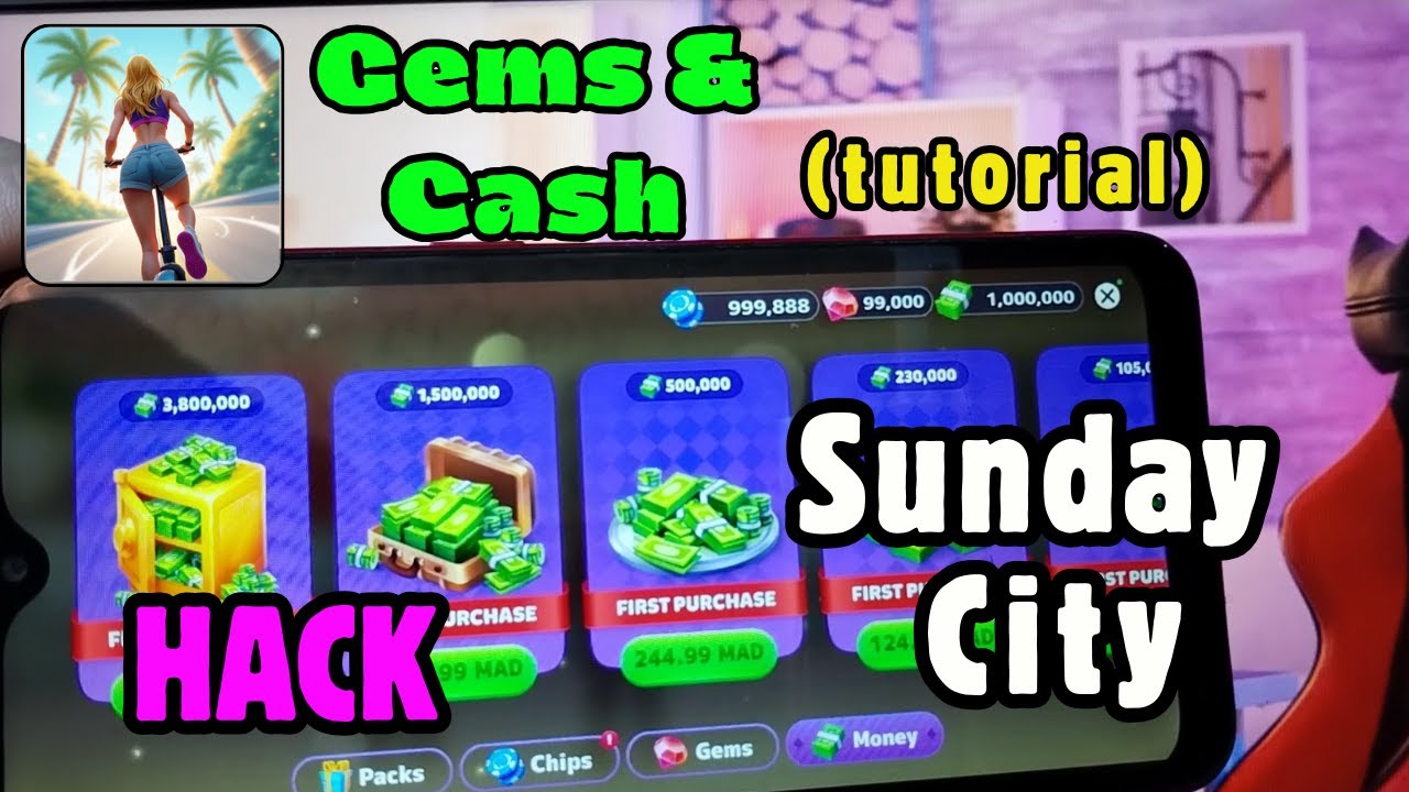 Sunday City Hack NEW - Sunday City Unlimited Cash & Gems MOD MENU on iOS, Android 2026