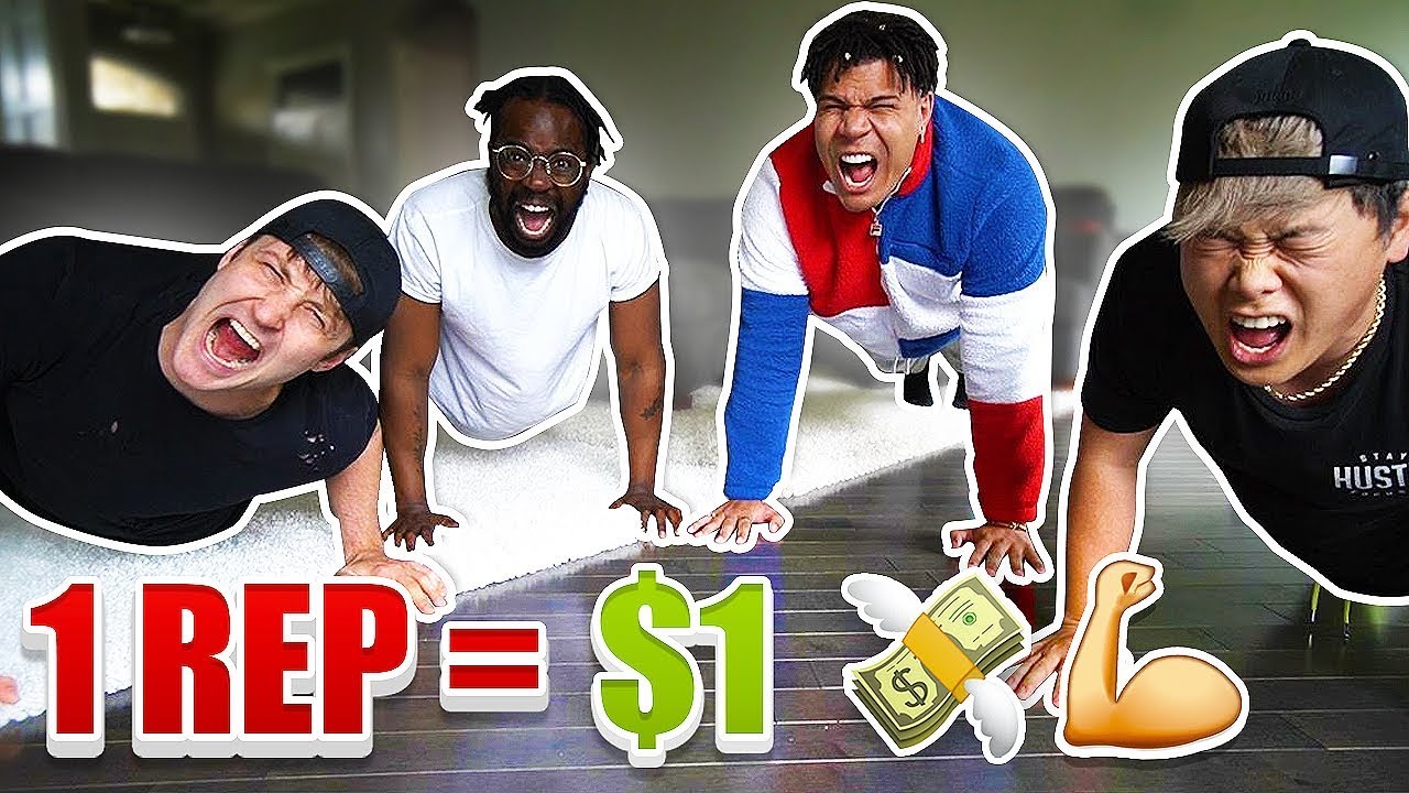 1 REP = $1 DOLLAR (10,000 PUSH UP CHALLENGE W/ TEAM ALBOE!!)  *PART 2*