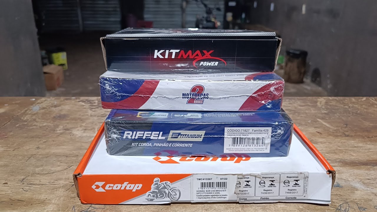 ESSA MARCA DE KIT RELAÇÃO PRA MOTO EU INDICO!