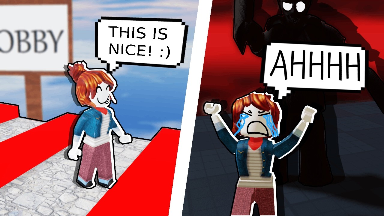i made an obby to scare players
