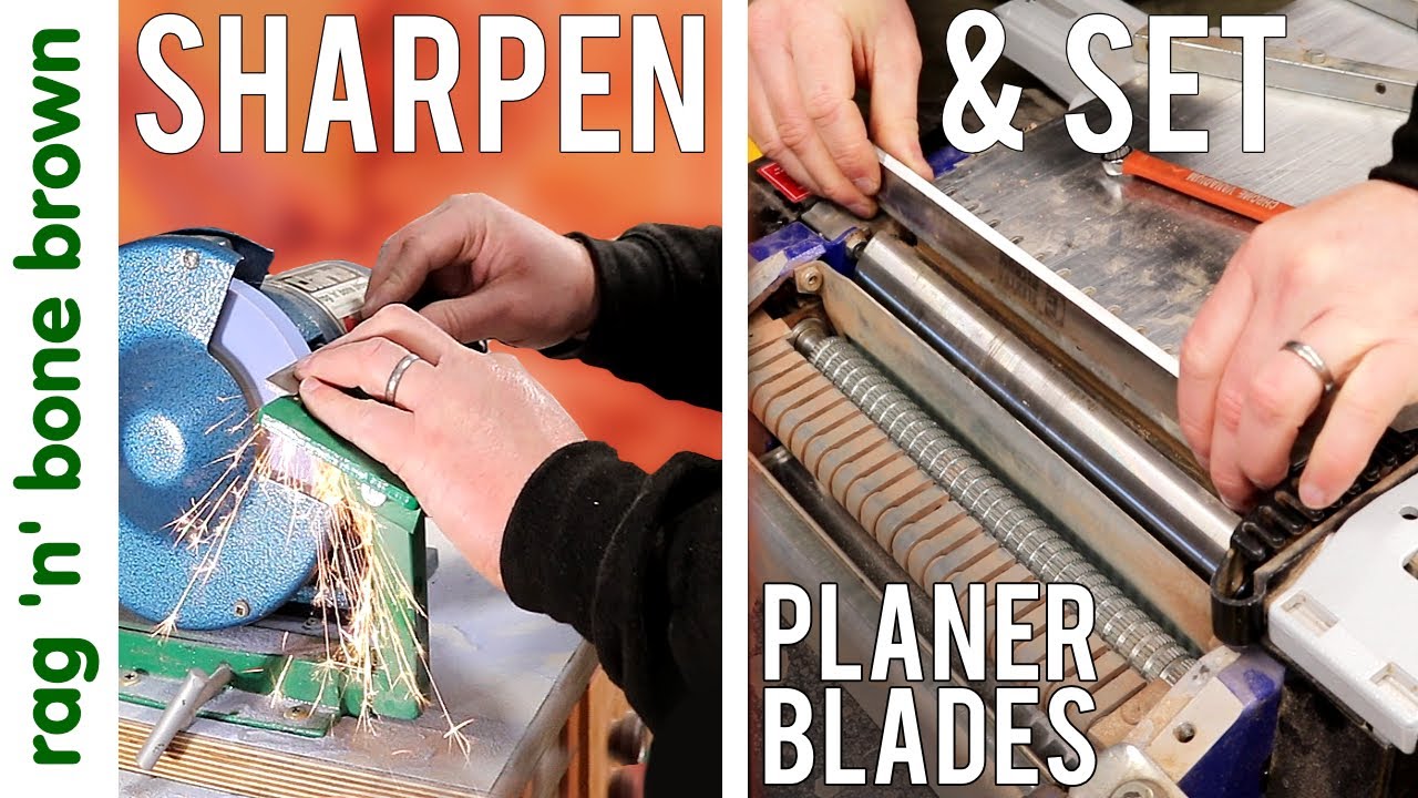 How To Sharpen & Set Planer / Thicknesser Blades ( HC260 / PT260 )