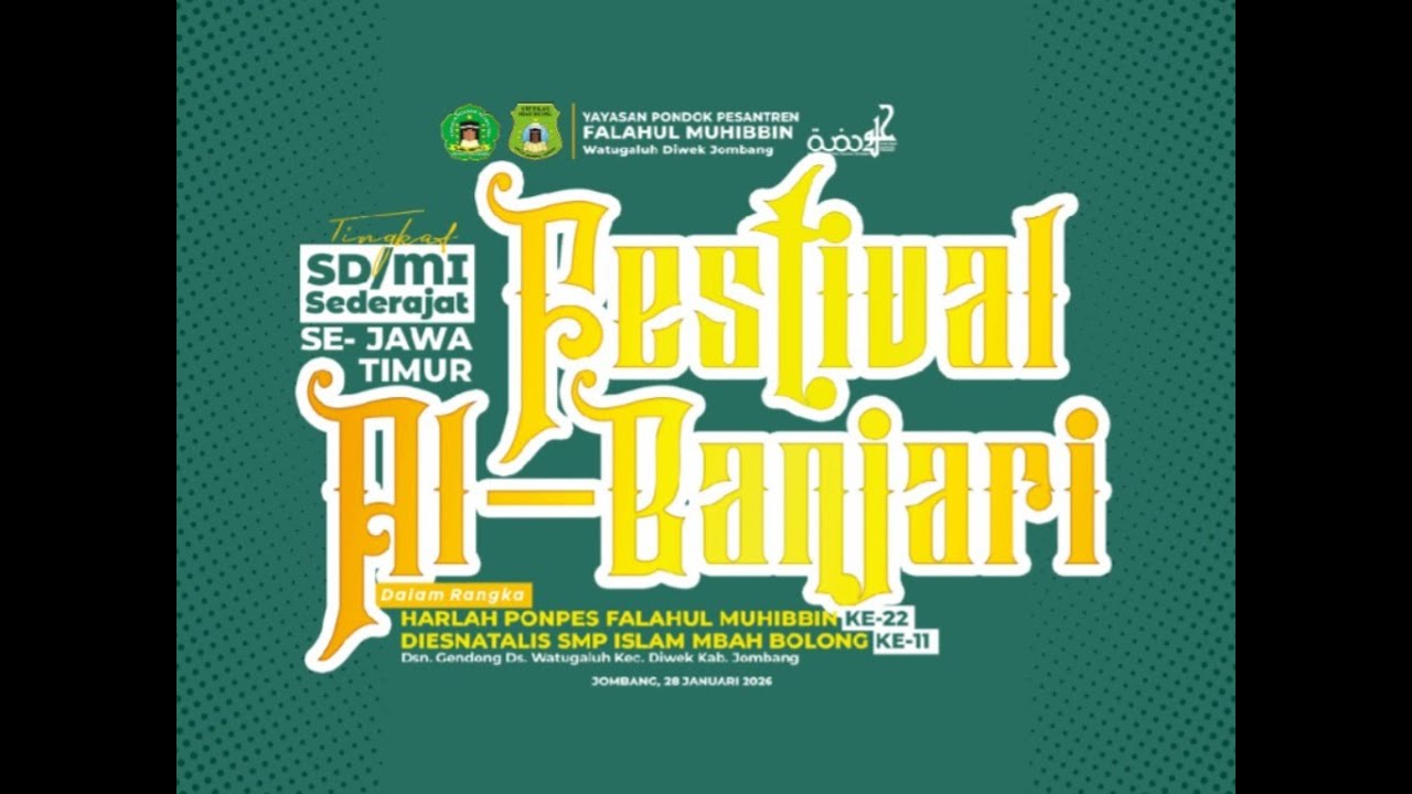 🔴LIVE FESTIVAL AL-BANJARI SD/MI SE JAWA TIMUR PPFM
