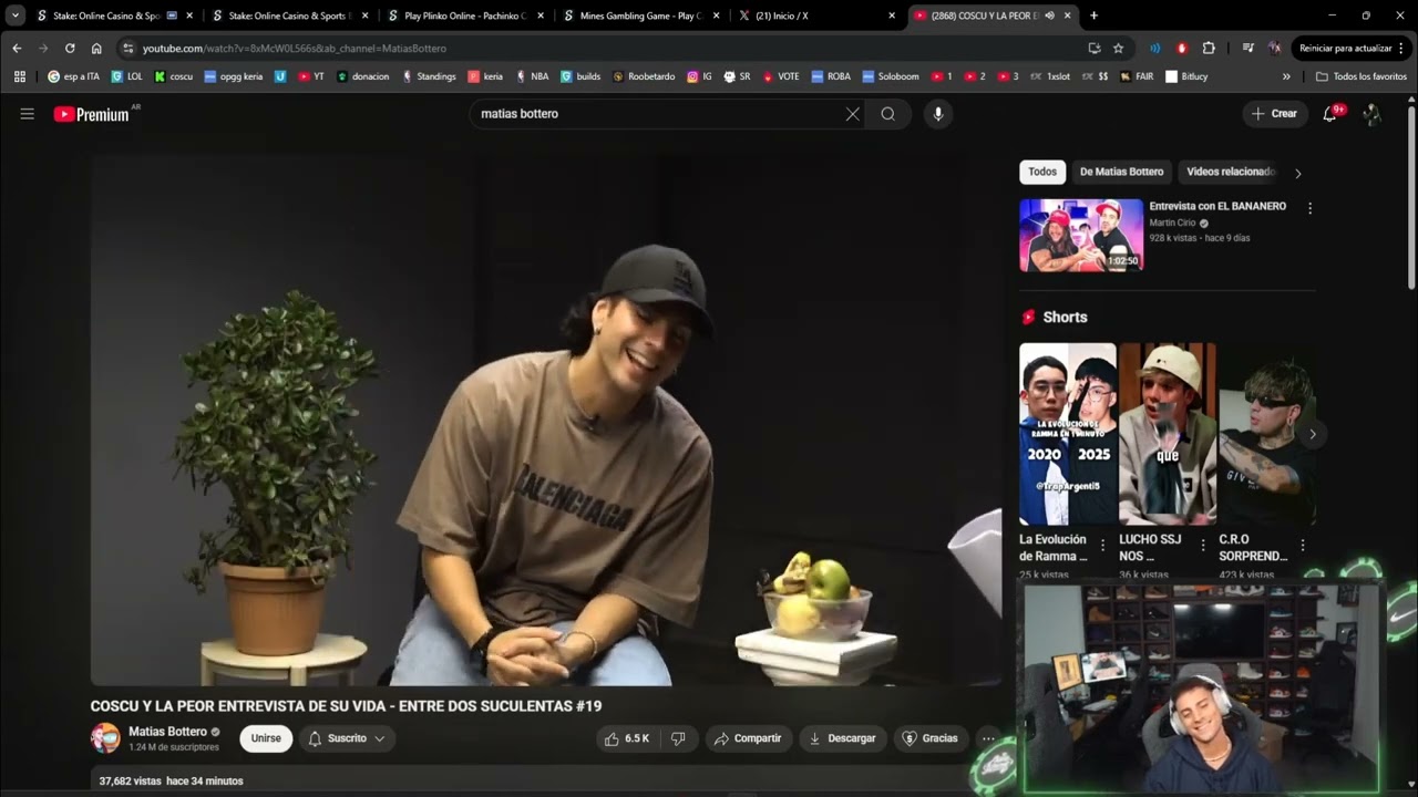 Coscu Reacciona a Su PEOR ENTREVISTA (ENTRE DOS SUCULENTAS #19)