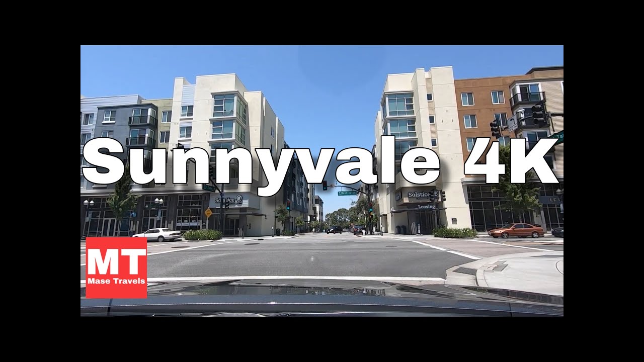 Sunnyvale Downtown California - Silicon Valley Drive USA 🏆