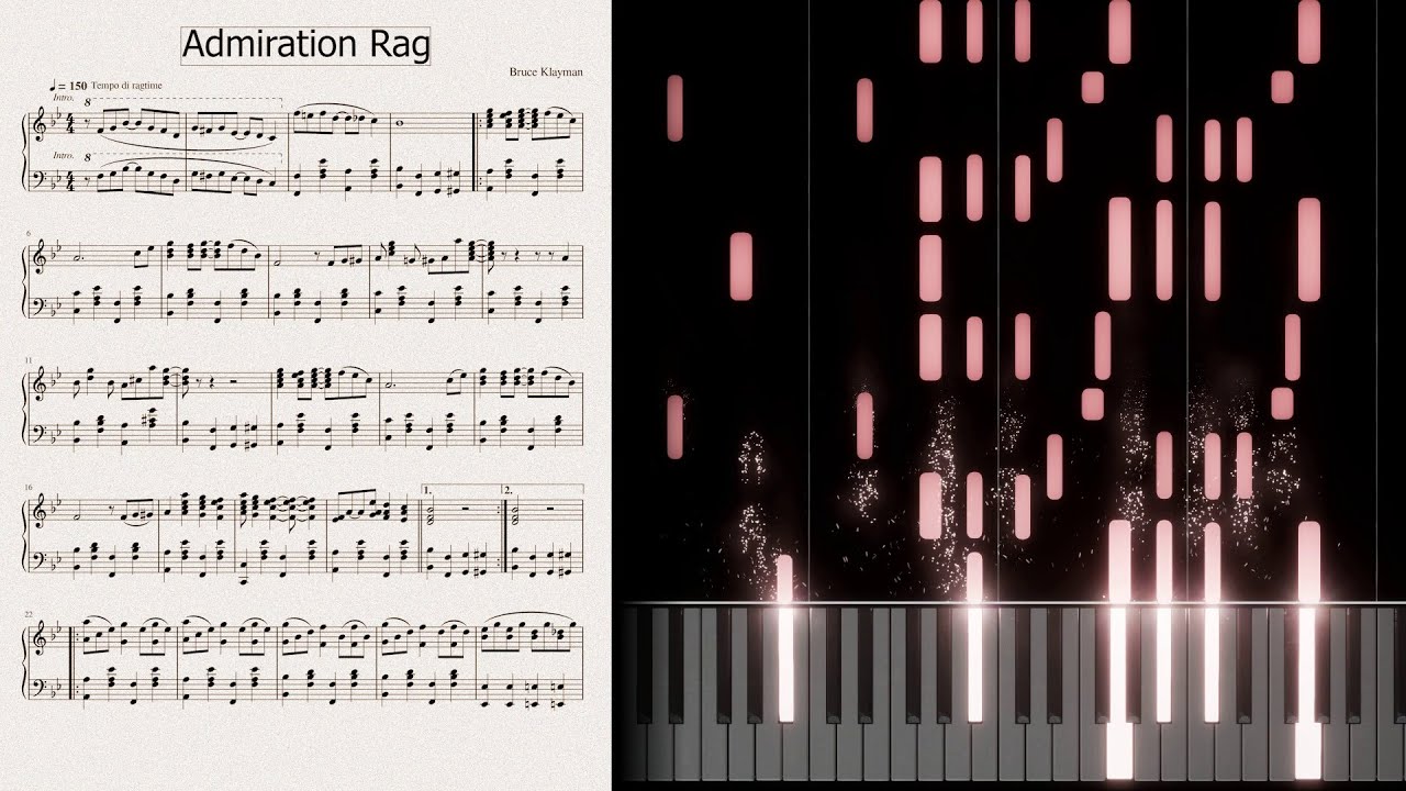 Admiration Rag – Bruce Klayman – Ragtime Piano (1978)