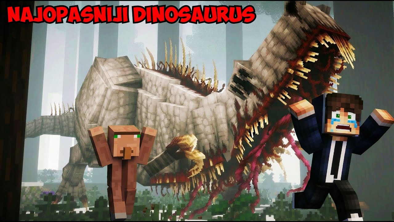 Rage I Kovalski Su Pronašli Najstrašnijeg Parasitic Rex Dinosaurusa U Minecraftu 😱