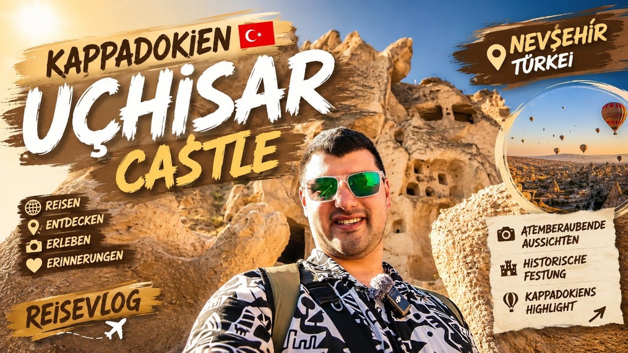 🇹🇷 KAPPADOKIEN ⛰️ | UÇHISAR CASTLE 🌏📸 | Reise VLOG 🔥 | Türkiye 🇹🇷