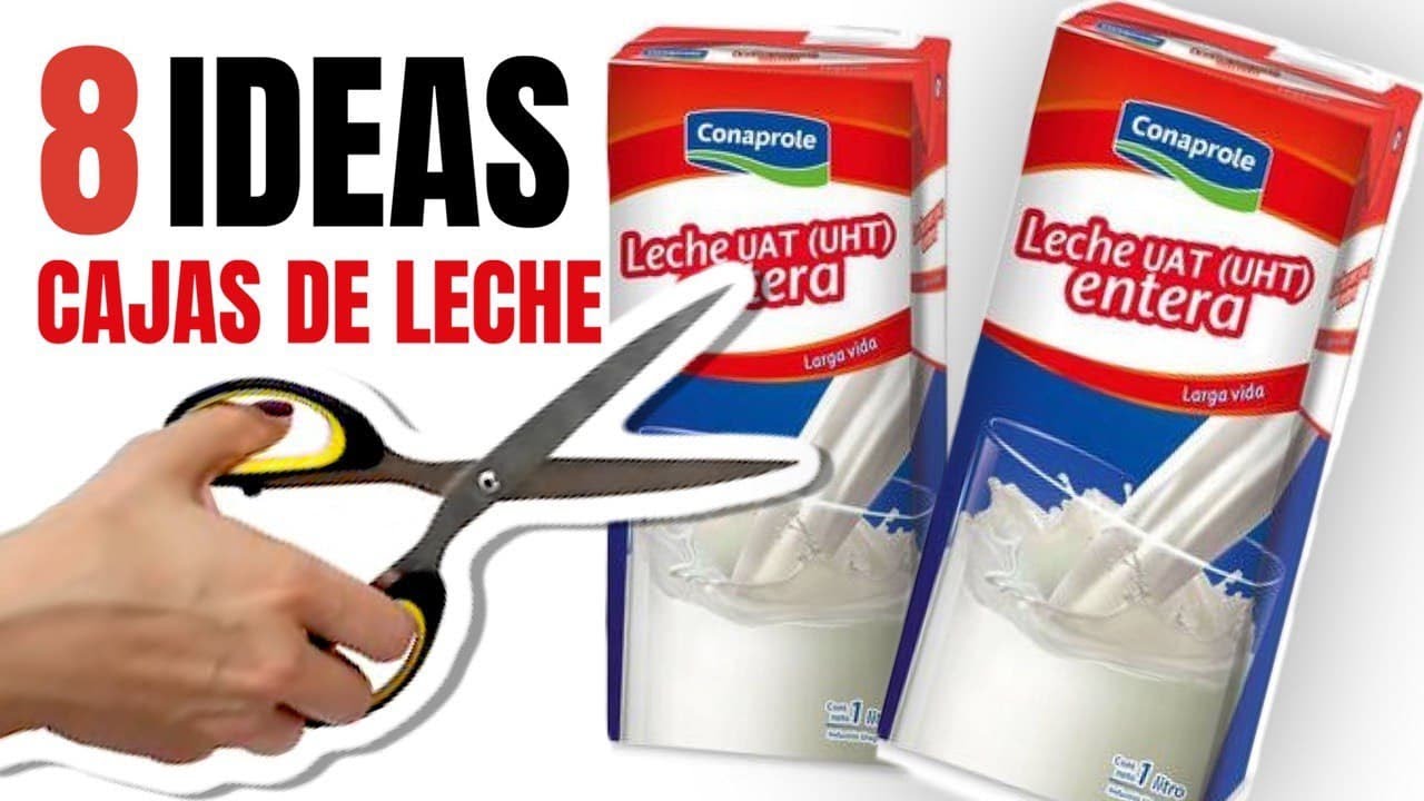 8 IDEAS PARA ORGANIZAR Y DECORAR TU HOGAR CON CAJAS DE LECHE | SHOW DE MANUALIDADES