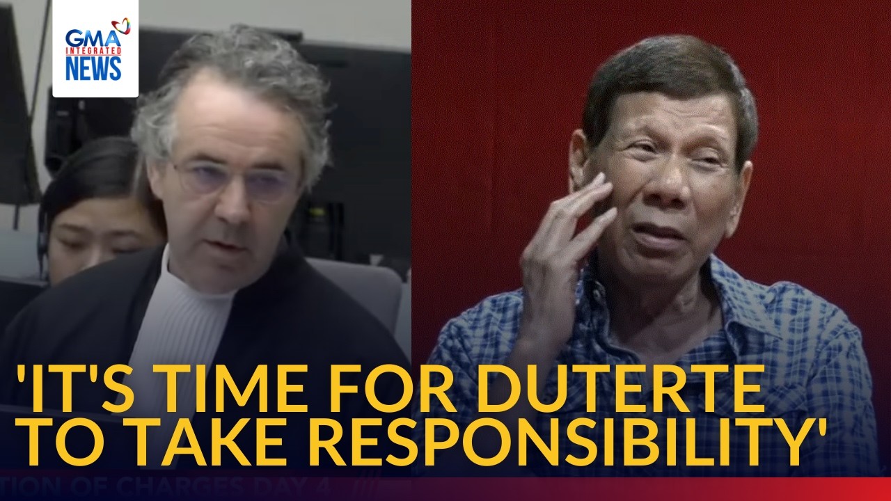 Prosecution - It's time for ex-Pres. Duterte to take responsibility for crimes | GMA Integrated News