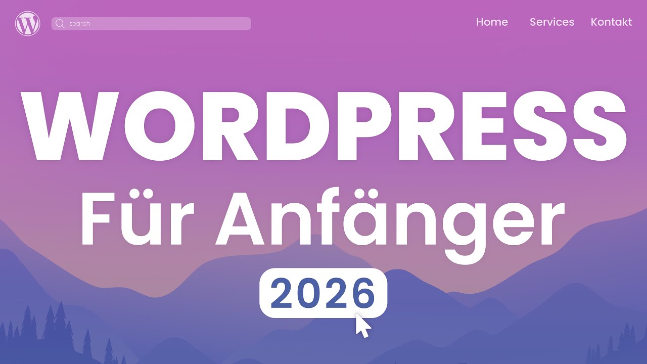 WordPress Website Erstellen -2026- Tutorial in 21 EINFACHEN Schritten | (Deutsch|German)