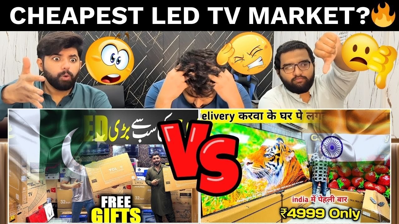 Reaction On Karachi vs Delhi LED TV Market | मार्केट तुलना | Pakistani Reaction 🔥
