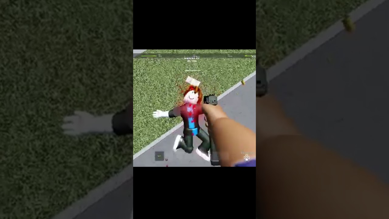 Temichael Catches opp again at a block | street shootout (alpha) #shorts #robloxshorts