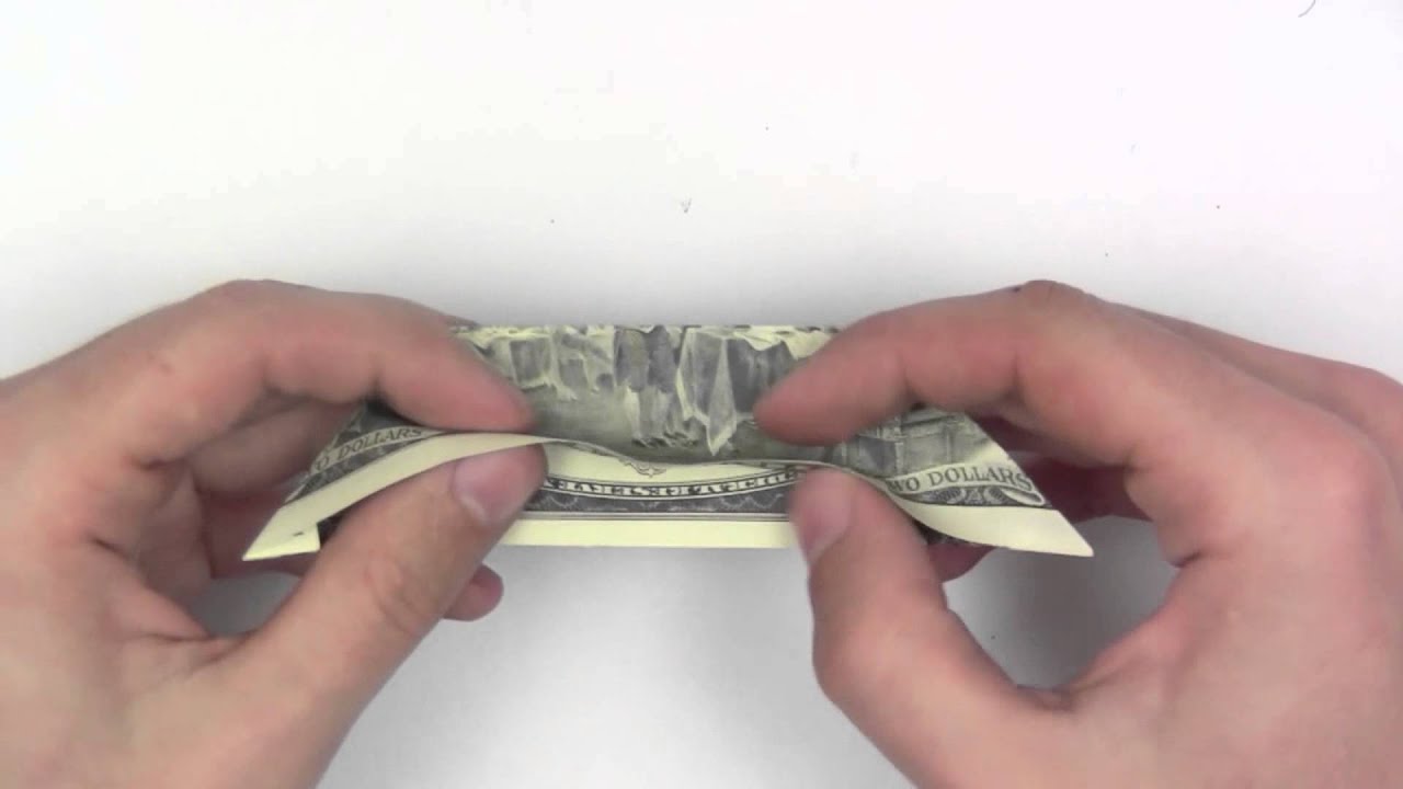 Origami Money Tie Fighter STAR WARS  - Yakomoga dollar Origami tutorial