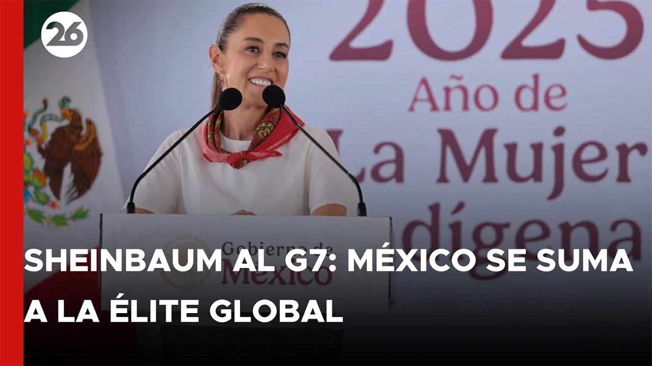 La presidenta de MÉXICO prevé un encuentro TRUMP en la Cumbre del G7