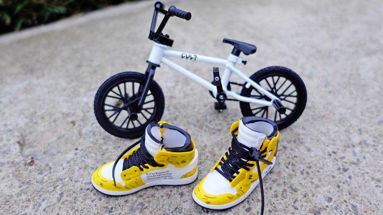 BMX Finger | Распаковка Tech Deck БMX Cult Белый | Flick Trix | Nike Finger Shoes | БMX черные шины
