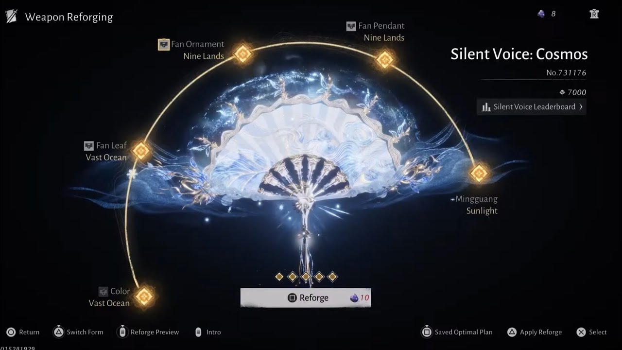 Where winds meet - Fan weapon reforging