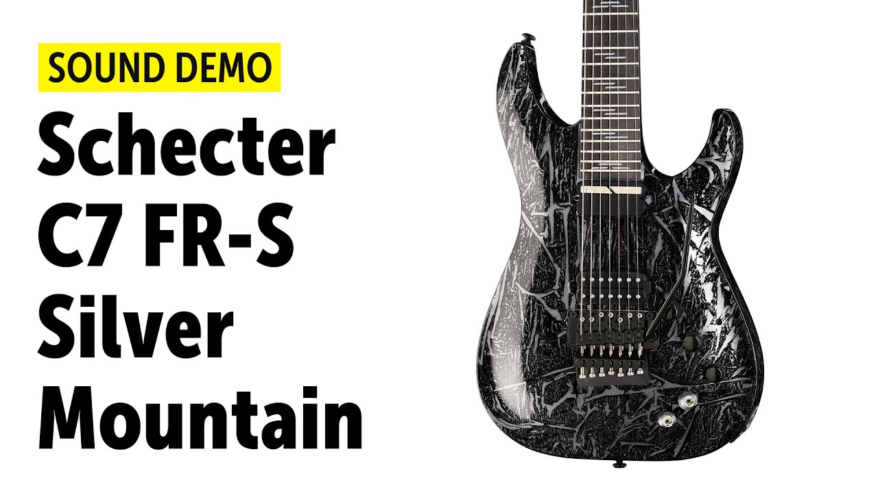 Schecter C7 FR-S Silver Mountain - Sound Demo (no talking)