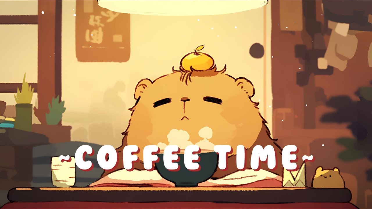 [60 Minutes] 24/7 Capybara Lofi Beats - Calming Beats & Melodies ~ Relaxing Vibes ~ 🎵