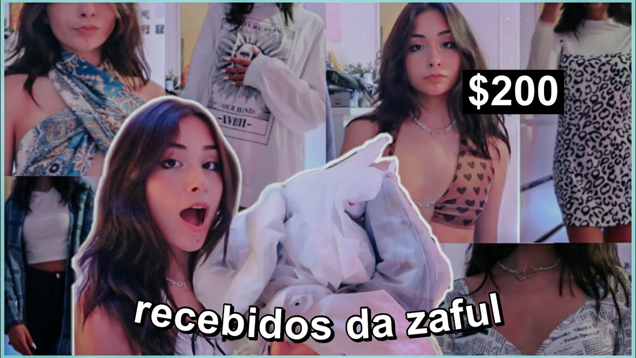 recebidos da china!! experimentando roupas da ZAFUL 🙆🏼‍♀️ (try on haul)