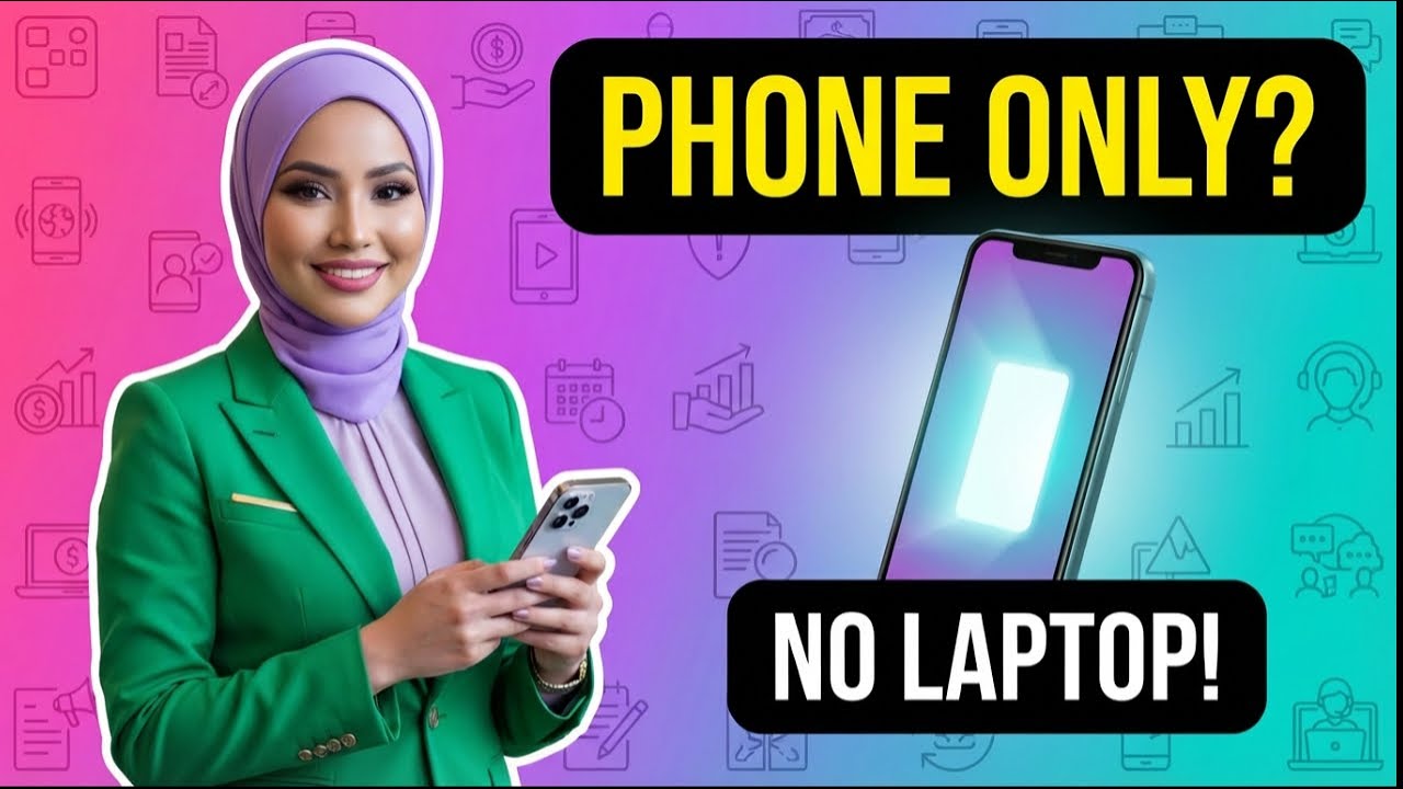 Work From Home With Only a Smartphone | No Laptop Needed!