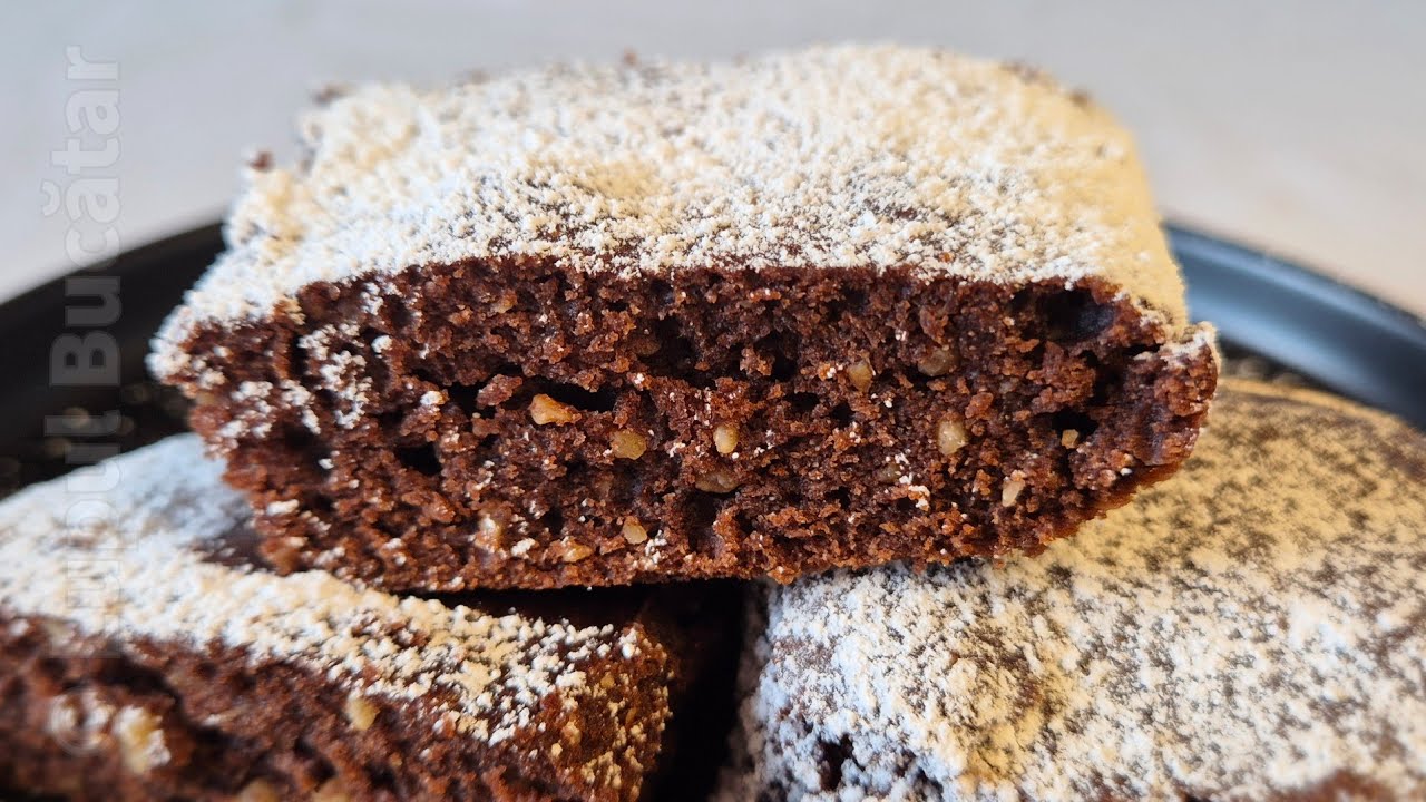 Negresă de post cu gem și alune
