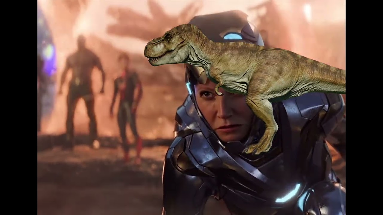 Jurassic world but in Avengers Engame
