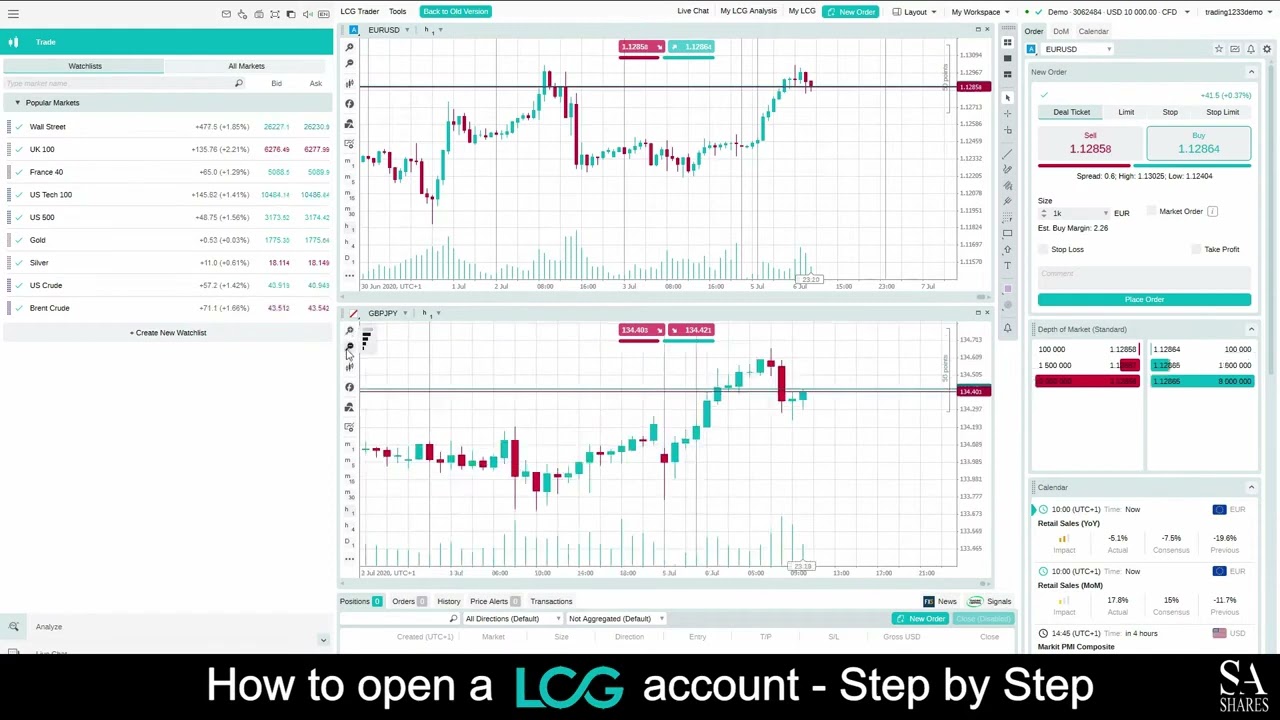 How to Open a London Capital Group Demo Account   A Step By Step Guide for Beginners 🔎 #000