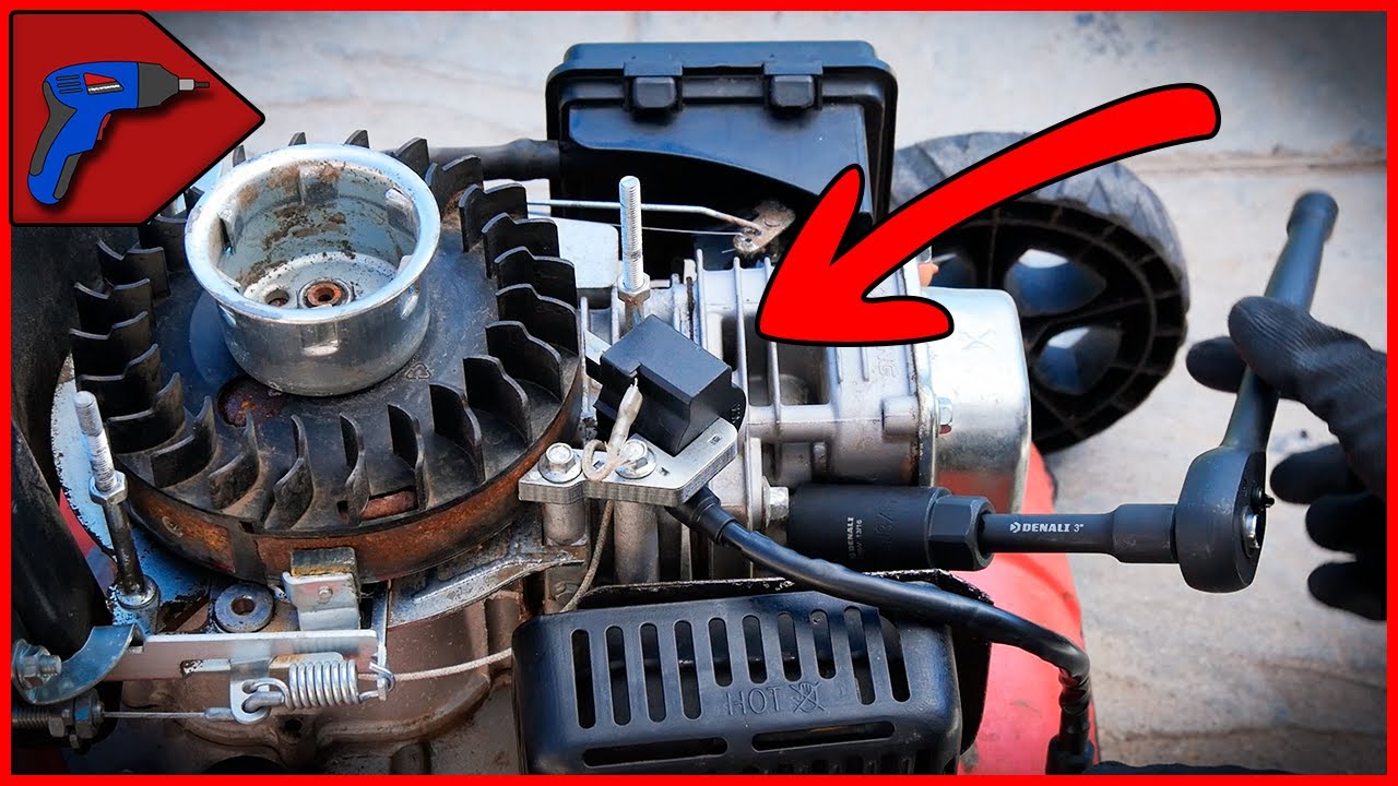 Reparar Cortacesped Gasolina | NO ARRANCA | Bobina Dañada