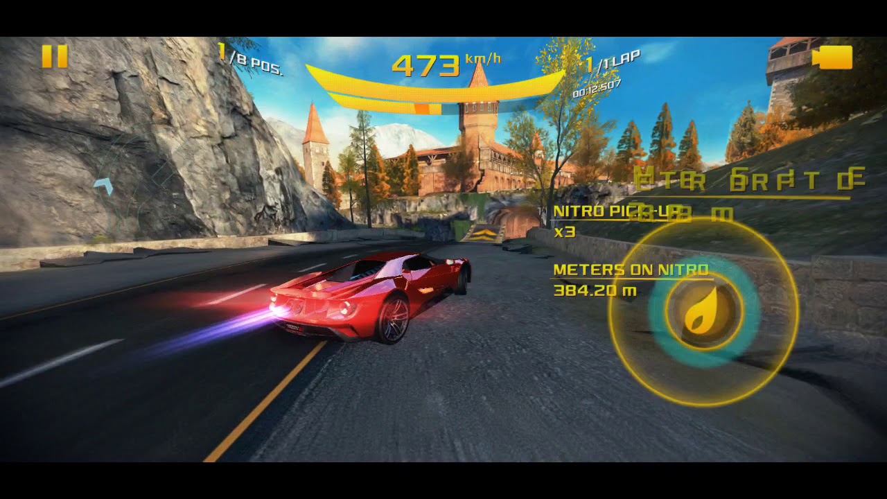 Asphalt 8, Citadel clash,Fort gt