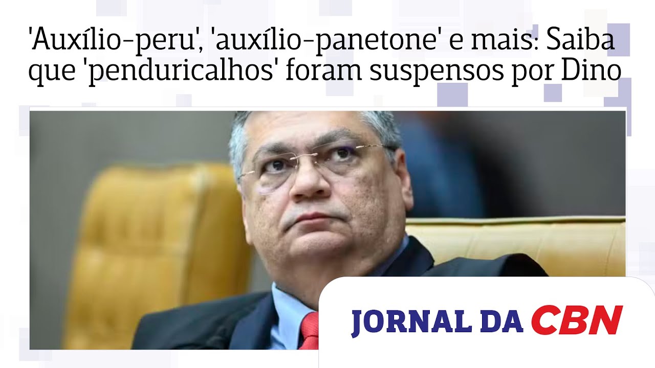 'Auxílio-peru', 'auxílio-panetone' e mais: Saiba que 'penduricalhos' foram suspensos por Dino