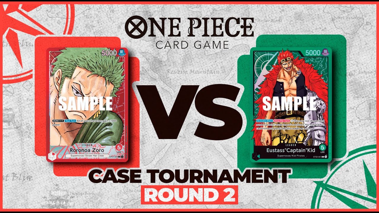 Round 2 - Red Zoro vs Green Kid - One Piece Webcam Case Tournament