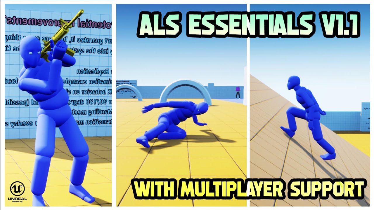 ALS ESSENTIALS V1.1 w/ Multiplayer Support [Replicated]│Shameless Gamerz│Download