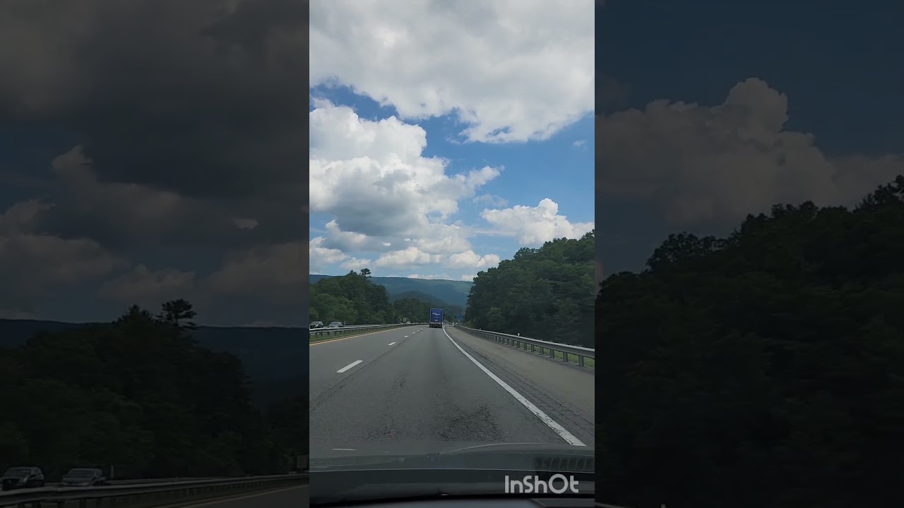 Driving Near Bastian Virginia interstate 77 to West Virginia. #tourangie #travelagent