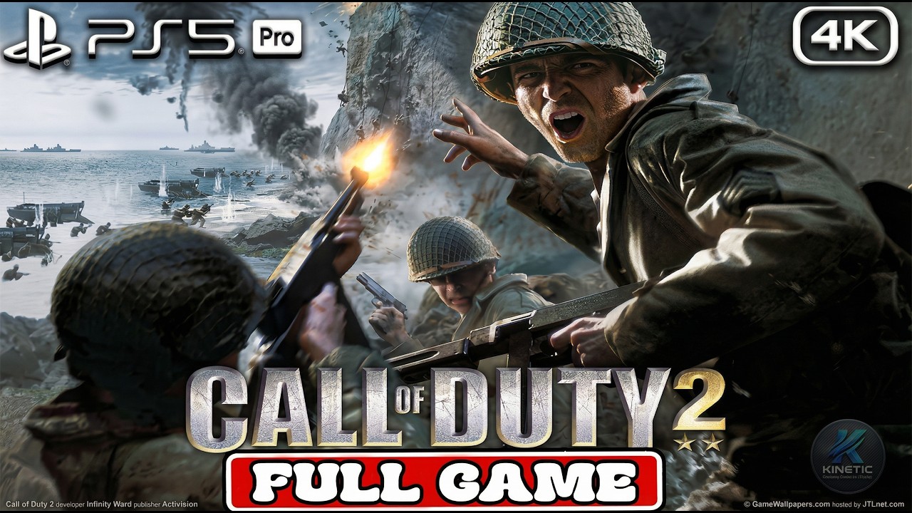 Call of Duty 2 (2005 ) Full Game Walkthrough | All Missions | 4K Ultra HD 60FPS