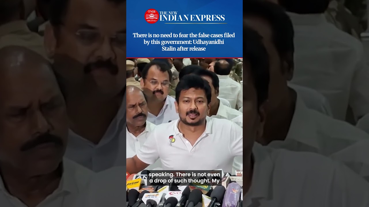 Udhayanidhi Stalin claims he was treated like a 'terrorist,' slams ruling TVK govt after release