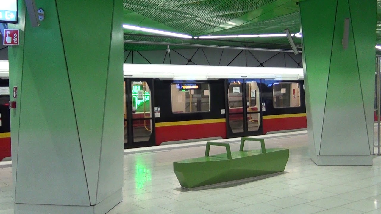 Metro Warszawa M2 Księcia Janusza - Młynów przejazd metrem | Warsaw Metro Ride