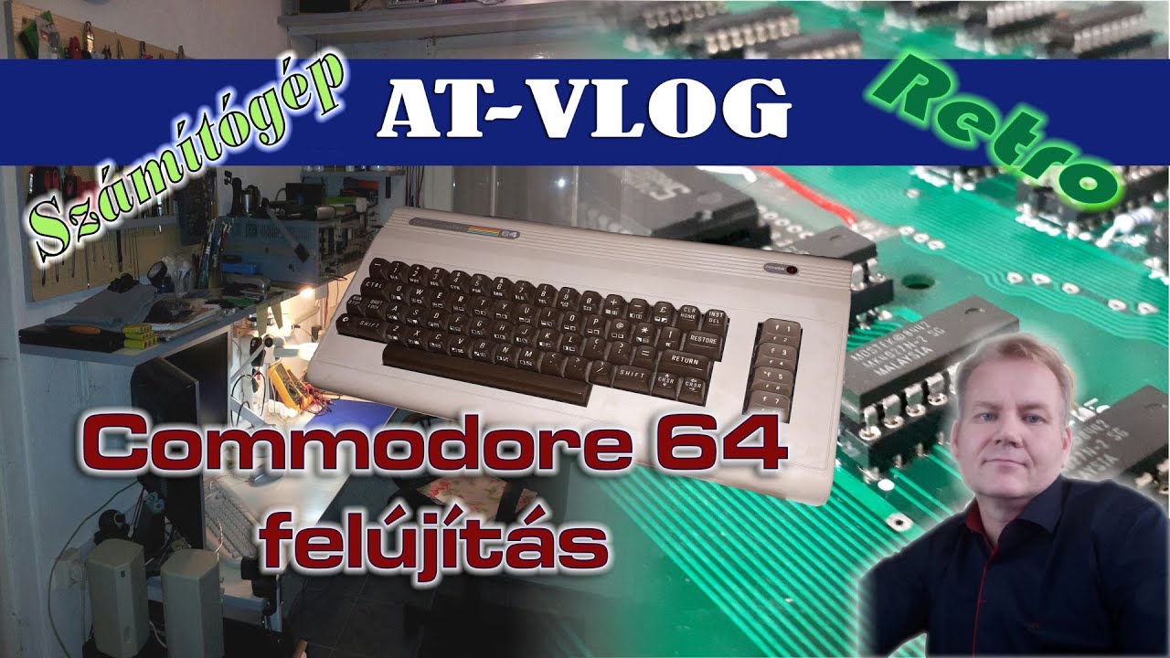 Commodore 64 felújítás. 1.rész. A lomis gép...