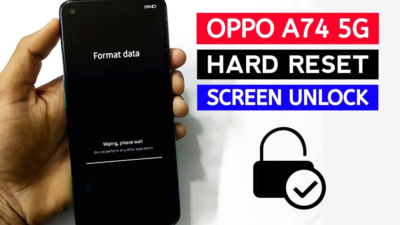 How to Oppo A74 5G Hard Reset | Factory reset Oppo Phone.