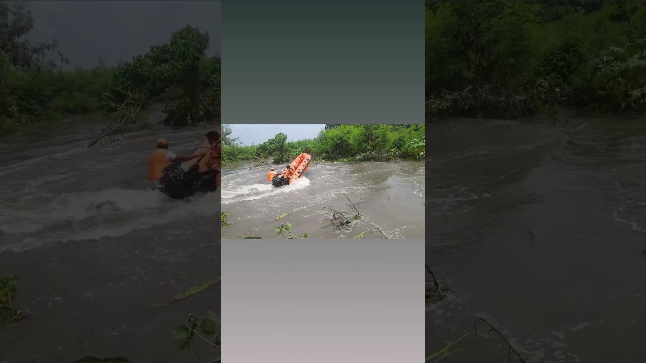 Drowned dead body searching by NDRF