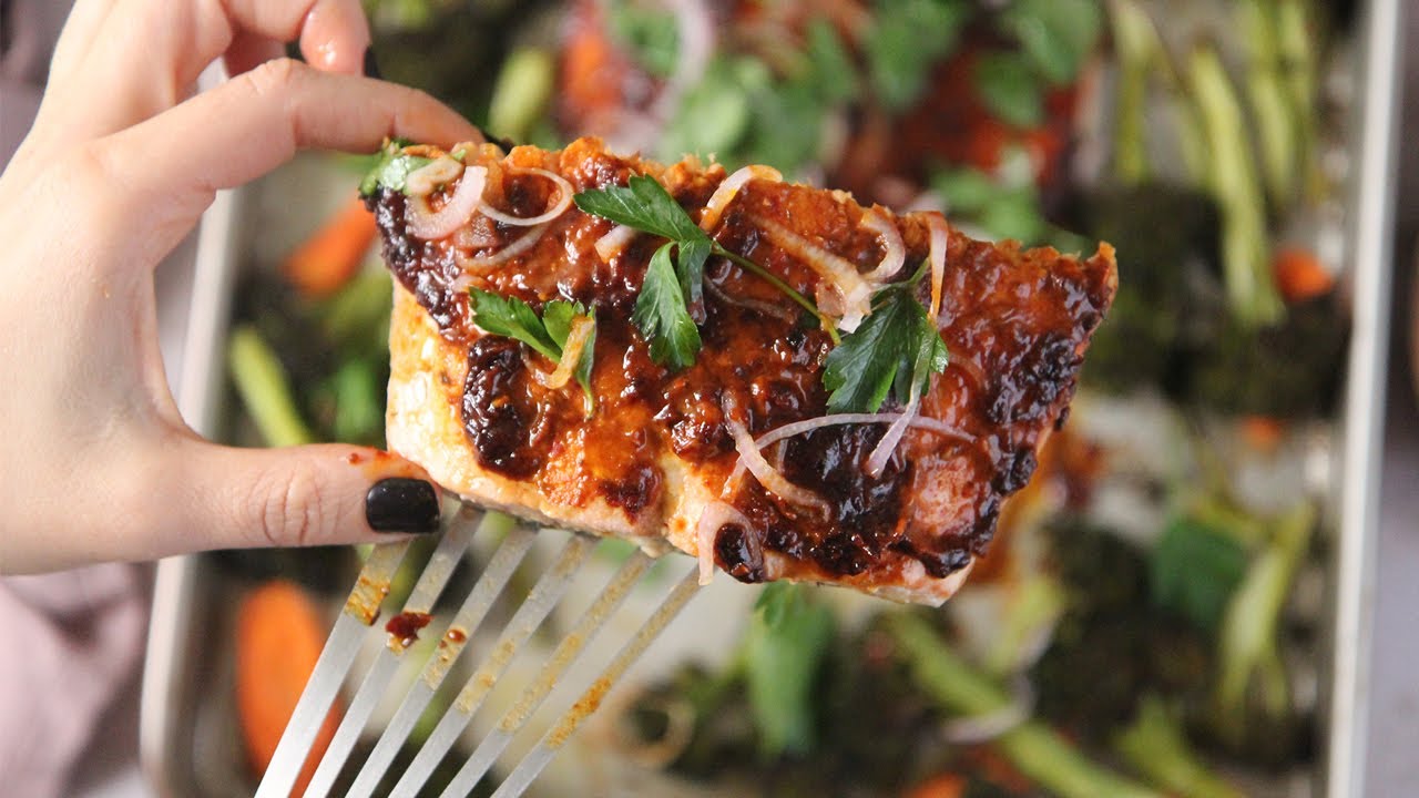 Harissa Roasted Salmon - Guiding Stars