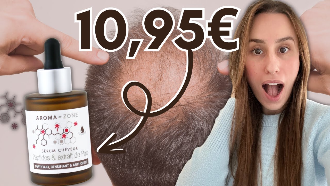 CALVITIE, CHUTE DE CHEVEUX : JE TESTE LE SÉRUM CHEVEUX AROMAZONE À 10,95€