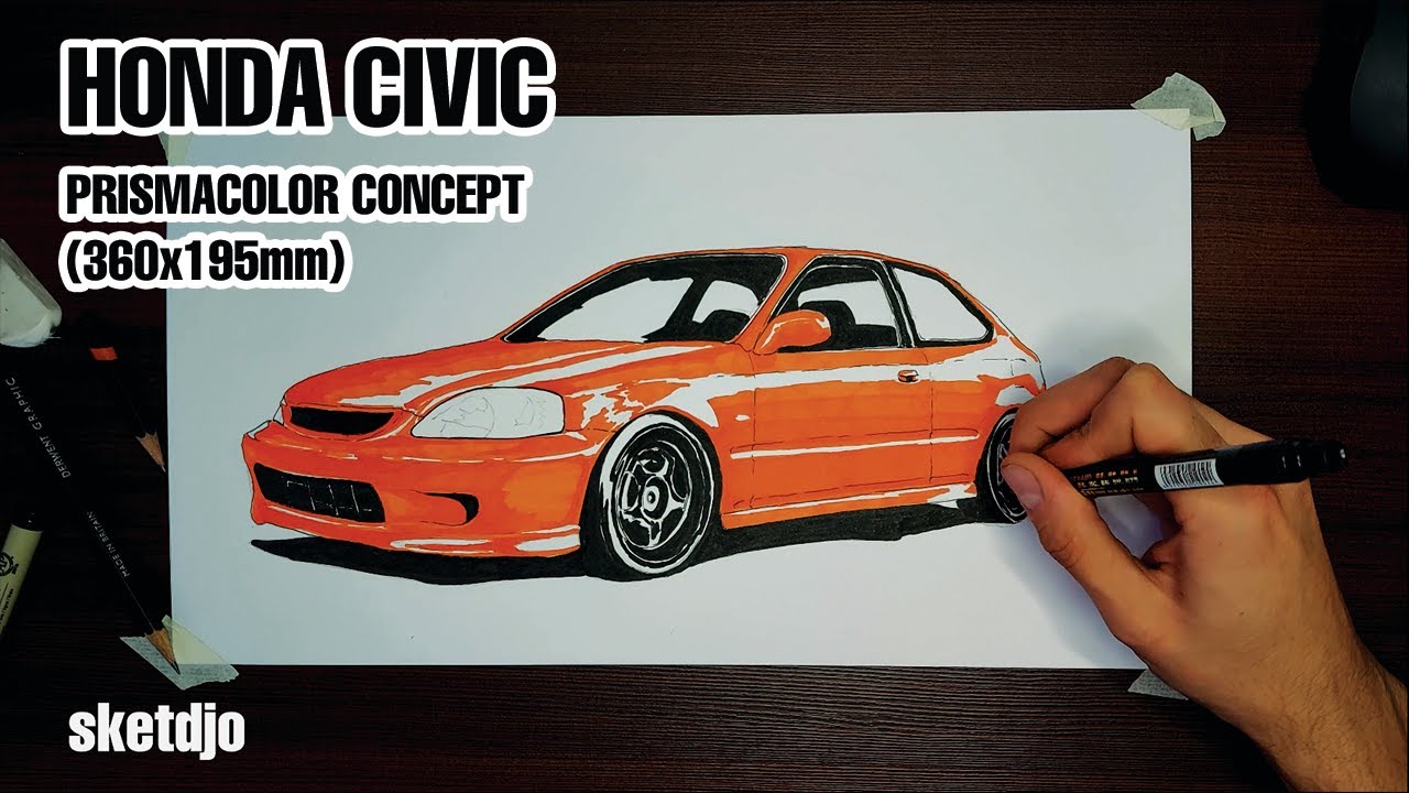 HONDA CIVIC CONCEPT | JDM | MIGHTY CAR MODS | PRISMACOLOR | JAPAN |